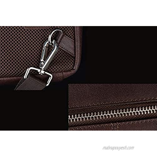 Antonio Valeria Rudy Dark Brown Premium Leather Crossbody-Shoulder Bag for Men & Women
