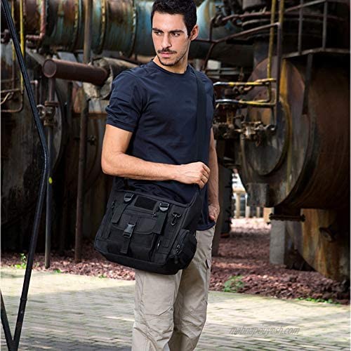 CREATOR Tactical Messenger Bags Military Briefcase Crossbody Shoulder Bags Travel Laptop Messenger Bag