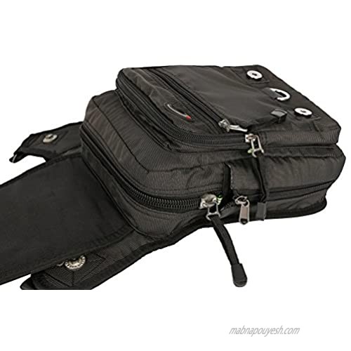 Crossbody Bag Messenger Bag for Men Vanlison Shoulder Bag for Men Men Satchel Bag Black