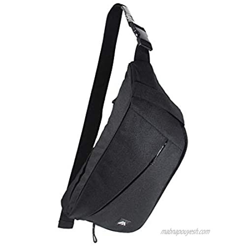 Everest Sling Messenger Bag  Black  One Size