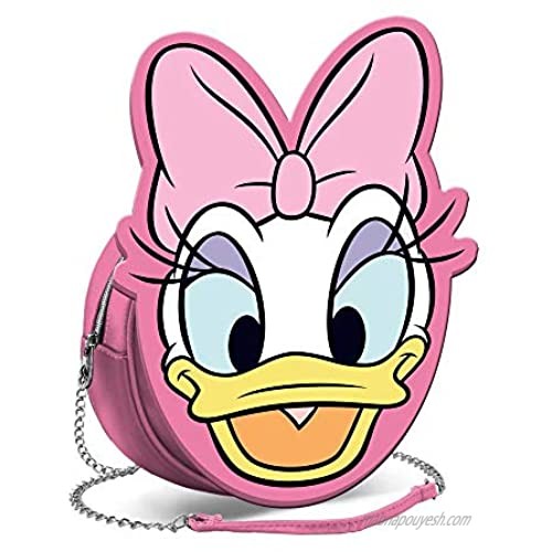Karactermania Diseny Icons Daisy Duck-Wide Chain Shoulder Bag Messenger Bag  20 cm Pink