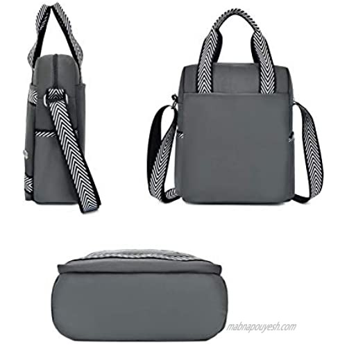 Mfeo Unisex Multi Pocket Zebre Waterproof Nylon Crossbody Shoulder Messenger Bag