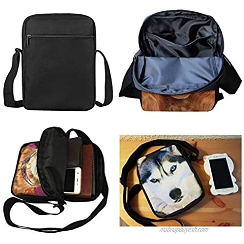 QIZHAOLAN Small Messenger Bag for Women Men Crossbody Phone Purse Shoulder Bags