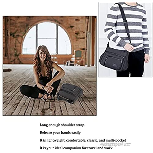 Scioltoo Shoulder Bag For Women Small Tablet Bag Sturdy Satchel Style Purse Outdoor Messenger Bag Sling Bag for Men