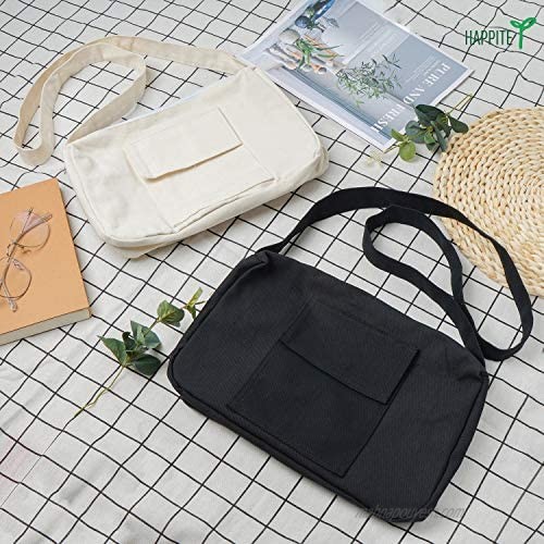 Small Canvas Messenger Bag Dip - Vintage Tote Canvas Crossbody Shoulder Bag Organizer for Men Women
