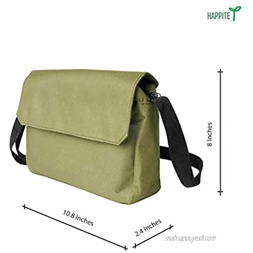 Small Vintage Stylish Messenger Crossbody Shoulder Canvas Bag Ideal for Short Trips School Work and Daily Use