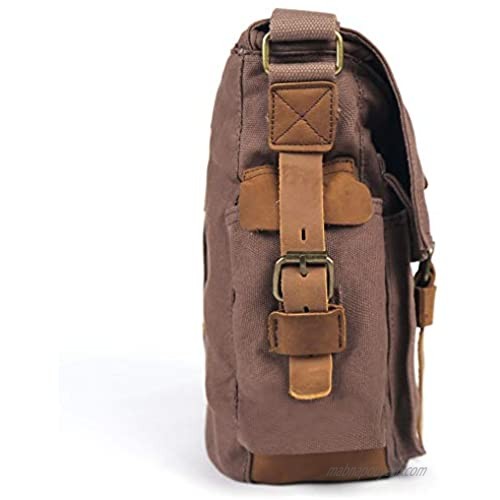 Yeelin Retro Canvas Messenger Bags Satchel Vintage Schoolbags