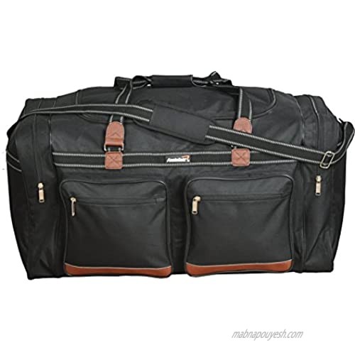 foolsGold Extra Large 120L Holdall Travel Duffle Bag in Black