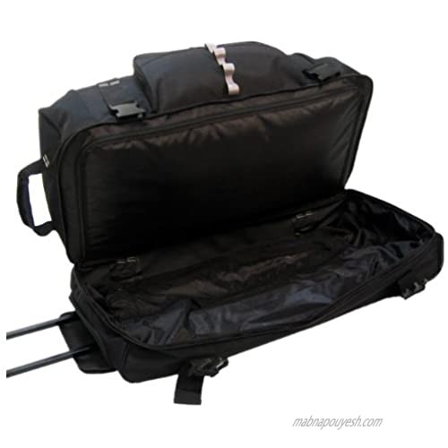 Olympia Luggage 30 Rollling Duffle Black One Size