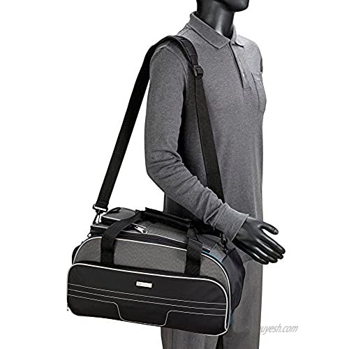 ONboard Underseat Carry On Duffel Bag with Anti Theft RFID Blocking Protection Padded Black One Size