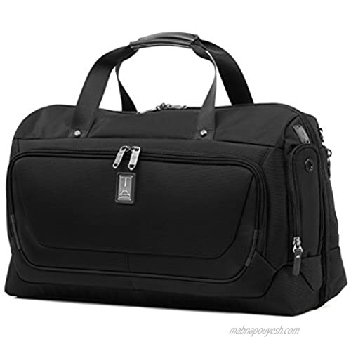 Travelpro Crew 11-Smart Carry-On Suiter Duffel Bag with USB Port  Black  22-Inch