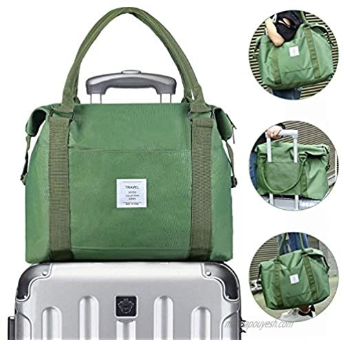 VCEC Travel bag Travel Duffle Bag Lightweight Green Size One Size