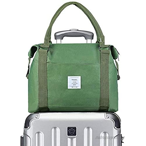 VCEC Travel bag Travel Duffle Bag Lightweight  Green  Size One_Size