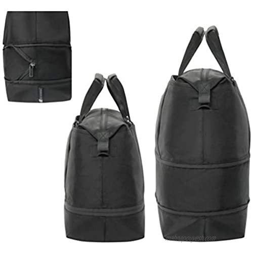 Victorinox Werks Traveler 6.0 Weekender Bag with Zipper Expansion Black 12.6-inch