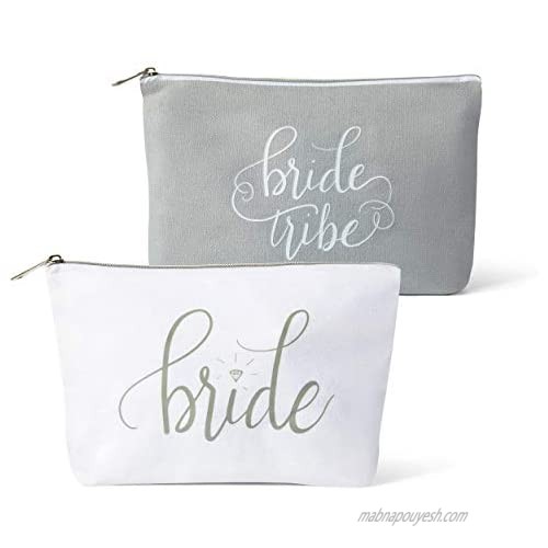 Canvas Makeup Bags for Bachelorette Parties  Weddings and Bridal Showers!