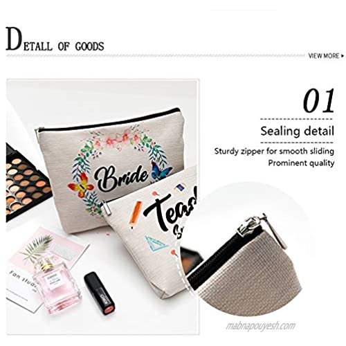 Fun 70th Birthday Gifts for Women- I'm not 70-Makeup Travel Case Makeup Bag Gifts