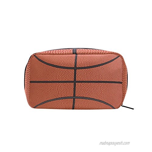 Makeup Bag Portable Travel Cosmetic Train Case Basketball Toiletry Bag Organizer Accessories Case Tools Case for Beauty Women