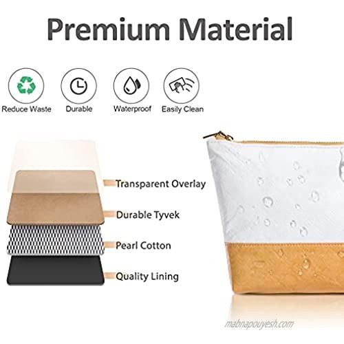 Reseplass Cosmetic Bag for Women - Lightweight Makeup Bag for Travel Accessories Roomy Waterproof Makeup Cosmetic Pouch for Toiletries