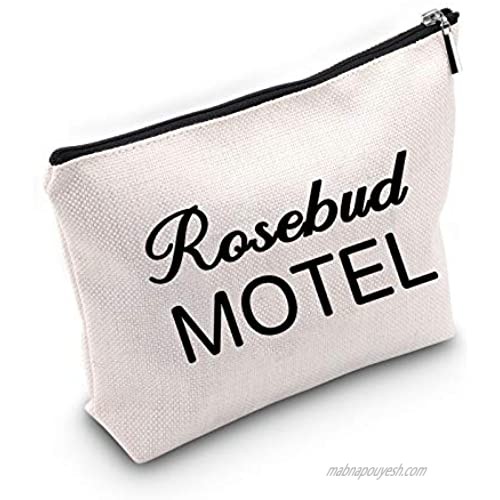 TSOTMO Rosebud Motel Inspired Gift Novelty Makeup Bag Makeup Travel Case Travel Cosmetic Pouch Bag(Rosebud MOTEL)