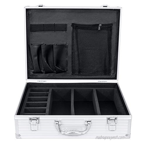 Vincent Master Case Travel Stylist Barber Case (Small Silver)