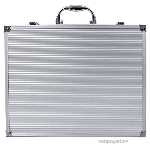Vincent Master Case Travel Stylist Barber Case (Small  Silver)