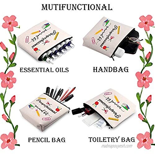 WCGXKO Paraprofessional Survival Kit Paraprofessional Travel Accessories Toiletry Bag Makeup Bag