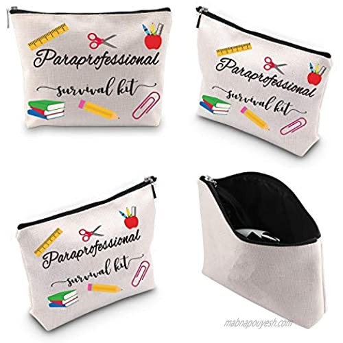 WCGXKO Paraprofessional Survival Kit Paraprofessional Travel Accessories Toiletry Bag Makeup Bag