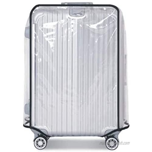 26 28 30 Inch Luggage Cover Protector Bag PVC Clear Plastic Suitcase Cover Protectors Travel Luggage Sleeve Protector (20 Inch)