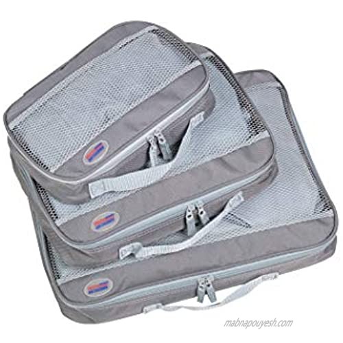 American Flyer Perfect Packing Cubes-3 Piece Set  Grey