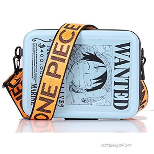 GinzaTravel Shoulder Bags One Piece DIY PC Hard Shell Small Crossbody Bag Cosmetic Bag Backpack Clutch Bag Gift Box Packing 8 inches (8inch Sky blue)
