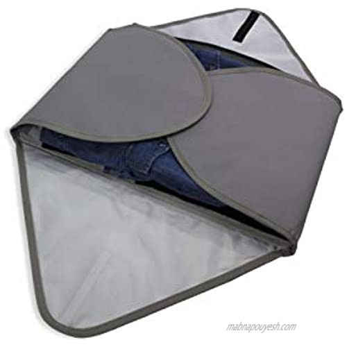 Jet&Bo Travel Garment Packing Folder 18 (Gray) Minimize Wrinkles + Keep Clothes Organized