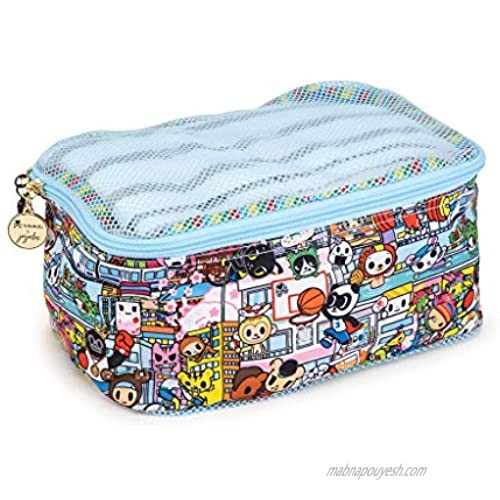 JuJuBe | Be Organized Compact Travel Packing Cubes for Luggage Diaper Bags Purses | 3-Piece Set | Tokidoki | Team Toki