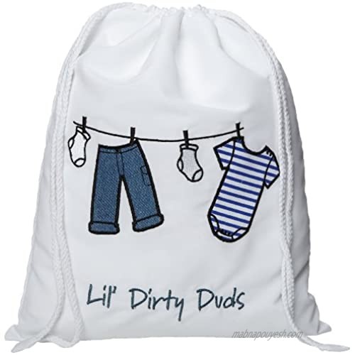 Miamica Lil' Laundry Bag - Boys White One Size
