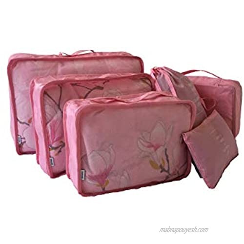 Packing Cubes Travel Organizer Bag 6 Pieces Suitcase Organized The Art of Tidy and Orderly Luggage Packing