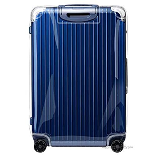 Sunikoo Luggage Cover for HYBRID Suitcase Clear PVC Protector Transparent Protective Case with Gray Zipper 883.56 Cabin Plus