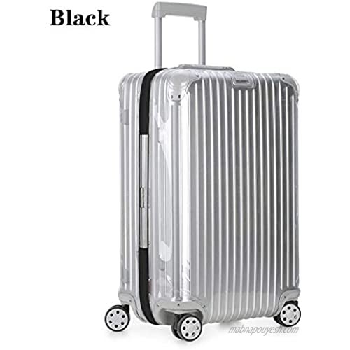 Sunikoo Luggage Protector Suitcase Clear PVC Transparent Cover Case With Chain Fits Topas MULTIWHEEL Series (For Topas 92363/92463)