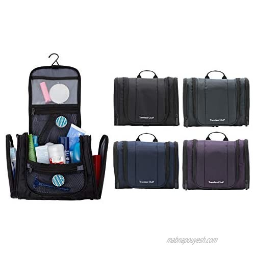 Travelers Club 11" Toiletry Kit Travel Accessory  Black  11 Inch