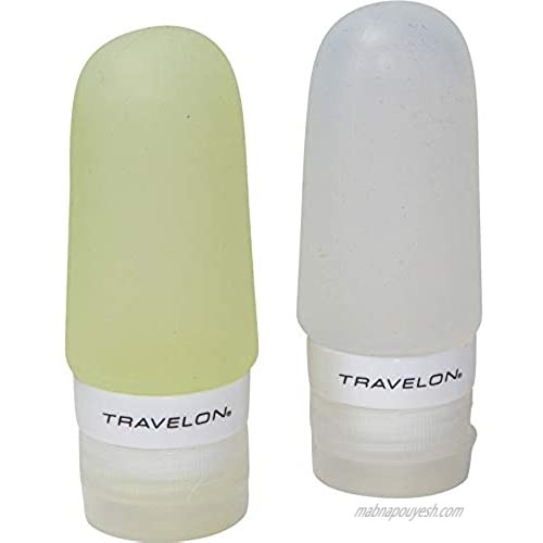 Travelon Set Of 2 Smart Tubes  2 Ounce  Green/Clear  One Size