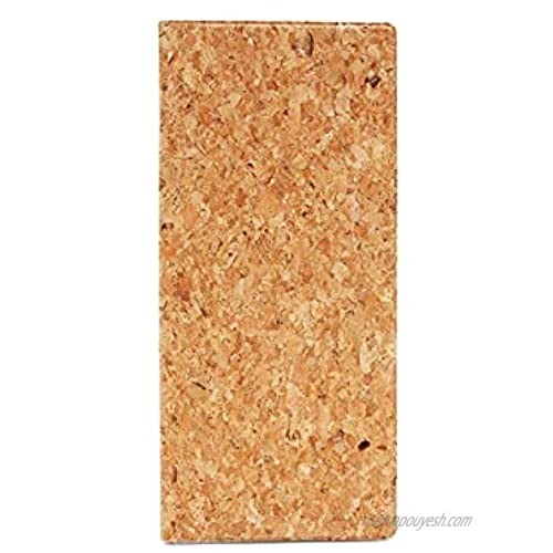 Good Design Works Cork Passport Holder / Cover & Travel Wallet - Protect Your Credit Cards  Travel Essentials & Boarding / Business Card - Large