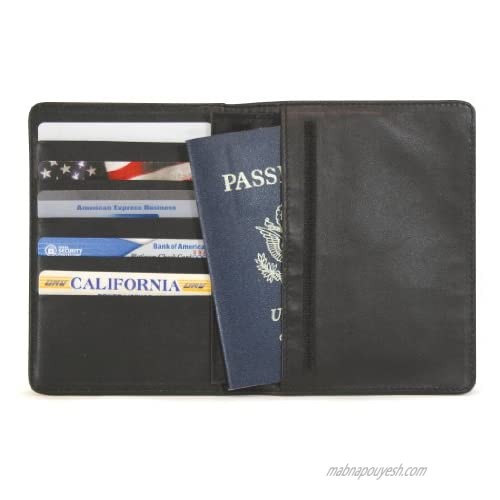Mobile Edge MEWSS-PW I.D. Sentry Wallet - Passport (Black)