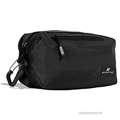 AP Ascentials Pro Flint  Water Resistant Travel Organizer Durable Nylon Accessories  Cosmetic Bag  Dopp Kit  Shaving Bag  Hygiene Toiletry Bag for Men and Women