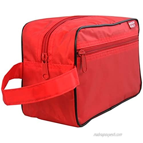 Ensign Peak Toiletry Travel/Shaving Bag Red