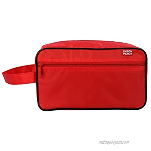 Ensign Peak Toiletry Travel/Shaving Bag  Red