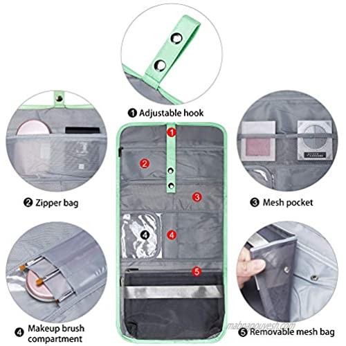Foldable Travel Toiletry Bag Hanging Cosmetic Bag Men Portable Kit Organizer Makeup Case for Women