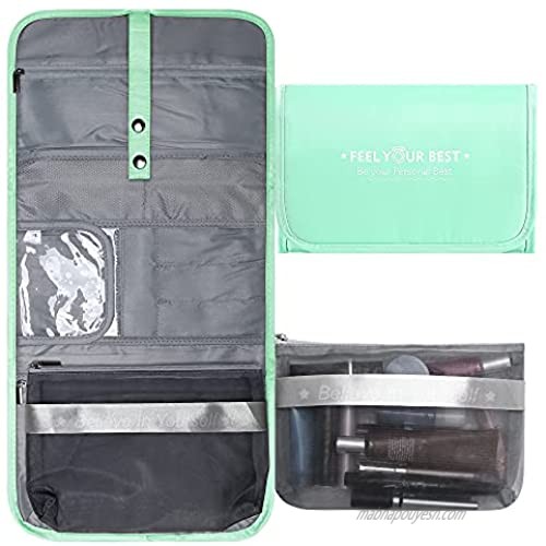 Foldable Travel Toiletry Bag Hanging Cosmetic Bag Men Portable Kit Organizer Makeup Case for Women