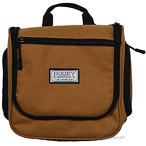 HOOEY Tan/Black Toiletry Bag