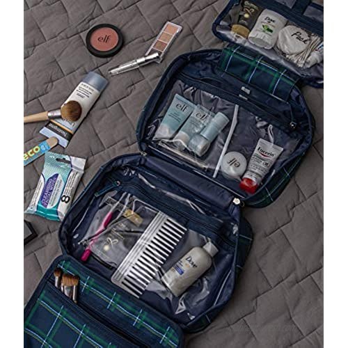 Isla Knox – Toiletry Bag Travel Bag with Hanging Hook – Large Travel Organizer for Men and Women – Water-Resistant