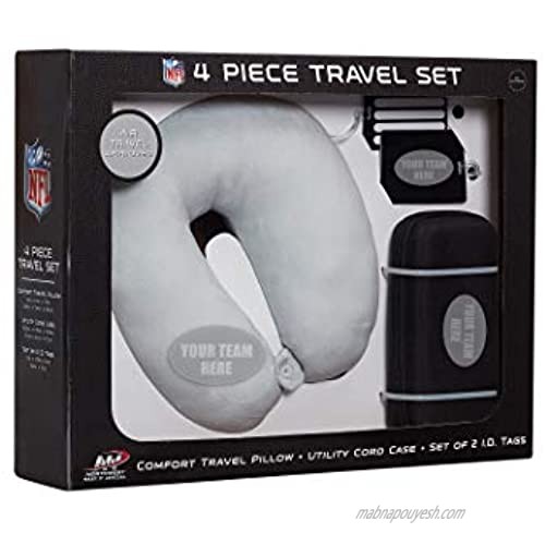 NFL Carolina Panthers 4-Piece Travel Set 13 x 3 x 12
