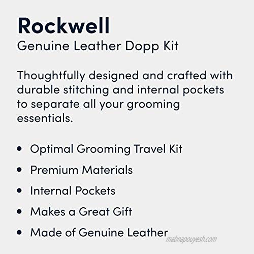 Rockwell Genuine Leather Dopp Kit