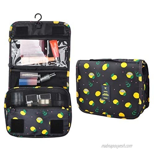 Vercord Hanging Toiletry Bag Portable Travel Organizers Cosmetics Makup Bag Case Shaving Kit